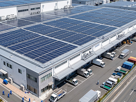 工場・倉庫の屋根への太陽光パネル設置